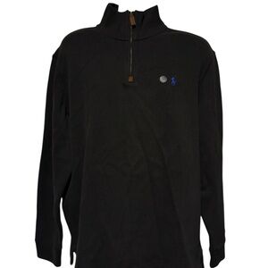 Polo Ralph Lauren Men’s Black 1/4 Zip Mock Neck Pullover Sweater XL NWT